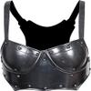Nautical-Mart Medieval Mina Armour Set Larp Armor Cosplay Costume - Cuirass, Pauldron, Gorget,Tasset (Pauldron Armor, Black) view 3