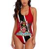 Calculay Trinidad and Tobago Flag Sexy Women's Swimwear New One Piece Bikini Set view 1