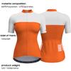 Bicycle Shirts Women Bike Shirts Reflective Neon Pink Orange Cycling Shirt Womens view 4