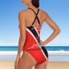 Calculay Trinidad and Tobago Flag Sexy Women's Swimwear New One Piece Bikini Set view 4