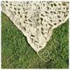 Xrdbfd Camouflage Netting Reinforced, 2x5/3x6/4x8m Beige Bulk Roll Camo Net, Military Camouflage Shade Net, for Outdoor Hunting, Patio Sunblock, Camouflage Decoration,2x8m(6.6 * 26.2ft) view 2