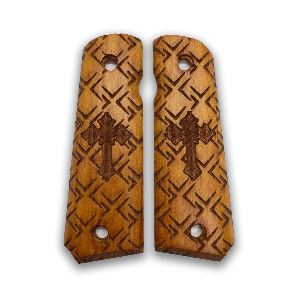 Colt 1911 Pistol Grip Handmade from Walnut Wood Ars.86