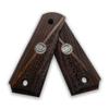 1911 Original Series US Logo Wooden 1911 Grips, Ambi Safety Cut, Handgun Grips, Pistol Grips, 1911 Wood Grips, 1911 Grips for Full Size, 1911 Accessories, Gift for Veterans (Silver Metal Logo 1911) view 2