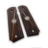 1911 Original Series US Logo Wooden 1911 Grips, Ambi Safety Cut, Handgun Grips, Pistol Grips, 1911 Wood Grips, 1911 Grips for Full Size, 1911 Accessories, Gift for Veterans (Silver Metal Logo 1911) view 4