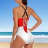 Calculay Poland Flag Poland Flag Sexy Women's Swimwear New One Piece Bikini Set view 4
