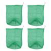 BESPORTBLE 4pcs Portable Fishing Net Bag Quick-Drying Nylon Fish Catcher Drawstring Lightweight Design for Fishing Diving and Outdoor Activities Bottom Depth view 1
