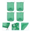 BESPORTBLE 4pcs Portable Fishing Net Bag Quick-Drying Nylon Fish Catcher Drawstring Lightweight Design for Fishing Diving and Outdoor Activities Bottom Depth view 3