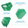 BESPORTBLE 4pcs Portable Fishing Net Bag Quick-Drying Nylon Fish Catcher Drawstring Lightweight Design for Fishing Diving and Outdoor Activities Bottom Depth view 4