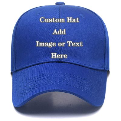 Custom Baseball Cap with Your Text/Image, Personalized Adjustable Trucker Hats,Unisex Sun Plain Cap Mom Gifts, Best Dad Hats Royal