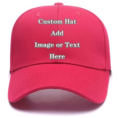 Custom Baseball Cap with Your Text/Image, Personalized Adjustable Trucker Hats,Unisex Sun Plain Cap Mom Gifts, Best Dad Hats Rose