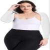 VELISDE Plus Size Arm Compression Shaper Cooling Shawl Arm Sleeves Wrap Slimmer Sleeves for Women Sun Protection Comfortable & Breathable Anti-UV Golf & Outdoor Sports Driving Cooler Shrug (M, White) view 2