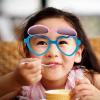 VALICLUD Heart Shaped Sunglasses for Kids Boys Girls Lightweight Durable Pc Material Kid Sun Glasses for Outdoor Activities Party Cosplay view 2