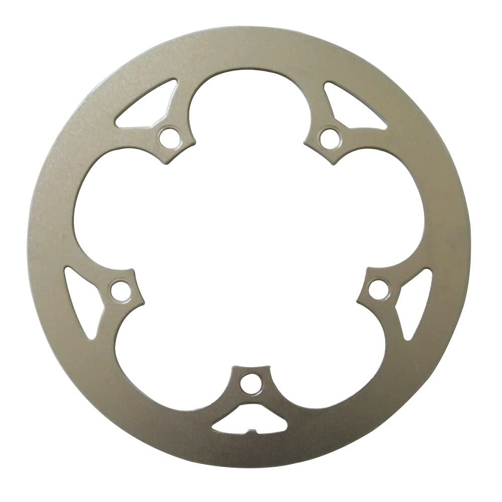 MYEEI 130 BCD 50T Bicycle Chain Protector 130 BCD 50T 52T 53T 56T 60T Wheel Guard Protect Chainring Cover Bike Chain Protector Folding Bike Chainring Cover Road Bicycle (Color : 60T)
