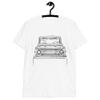 1975 Bronc Truck Owner Black Outline Art Short-Sleeve Unisex T-Shirt view 1