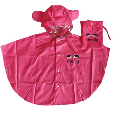 XJHKG Kids Rain Coat for Girls Boys,Portable Raincoat Lightweight Rain Poncho with Hood for Travel Outdoor Camping (Color : A-03, Size : X-Large)