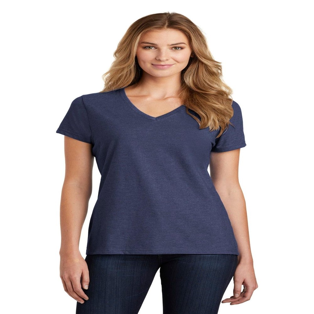 Port & Company  Ladies Fan Favorite  Blend V-Neck Tee. LPC455V