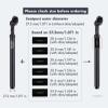 DJC Bike Suspension Seatpost Rubber MDU Memory Damper Shock Absorber Seat Post Ultralight Aluminum Body 26.8 27.2 28.6 30 30.4 30.9 31.6mm MTB Road Bike(30.4mm Black) view 4