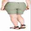 Hilary Radley Womens Midweight Bermuda Pull-On Short (Small, Sage) view 3