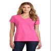 Port & Company  Ladies Fan Favorite  Blend V-Neck Tee. LPC455V view 1