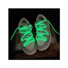 WALG Round Luminous Shoelaces Glow in The Dark Night Color Fluorescent Shoelace Sports Canvas Adult Children Shoe Laces (Color : Black, Length : 180 cm) view 2