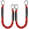 Bungee Dock Line Double Clips Heavy Duty 316 Stainless Steel Clips Boat Ropes Mooring Ropefor for Boats PWC, Built in Snubber, Kayak,Watercraft,SeaDoo,Jet Ski, Pontoon, Canoe, Power Boat 2-Pack view 1