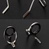 01 02 015 Stainless Steel Frames Fly Rod Guide Set, Hard Fly Rod Guide Set Fishing Tip Repair Kit for Fishing view 2