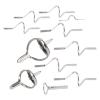 01 02 015 Stainless Steel Frames Fly Rod Guide Set, Hard Fly Rod Guide Set Fishing Tip Repair Kit for Fishing view 3