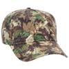 Ashen Fane 5 Panel Solid Cotton Twill Pro Style Mid-Profile Golf Cap, Lt.Lod/BRN/Kly view 1