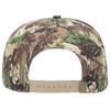 Ashen Fane 5 Panel Solid Cotton Twill Pro Style Mid-Profile Golf Cap, Lt.Lod/BRN/Kly view 3