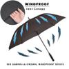 Baraida Golf Umbrella Large 62/68/72 Inch, Extra Large Oversize Double Canopy Vented Windproof Waterproof Umbrella, Automatic Open Golf Umbrella for Men and Women and Family.(72 Inch,Royal/Navy Blue) view 4