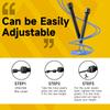 AIO EYEUY 10 Pack Adjustable Jump Rope for Fitness and Exercise-PVC Skipping Rope for Men,Women and Kids-Tangle-Free for Keeping Fit, Training, Workout view 3