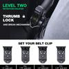 WARRIORLAND Thumb Release & Optics Cut OWB Holster, Fits S & W M&P 9mm M2.0 3.6/4.0/4.25 & SD9 VE, Outside Waistband, 360 Degree Adj. Belt Clip Fits 1.5-2.25 Inch Belt, Right Hand view 4