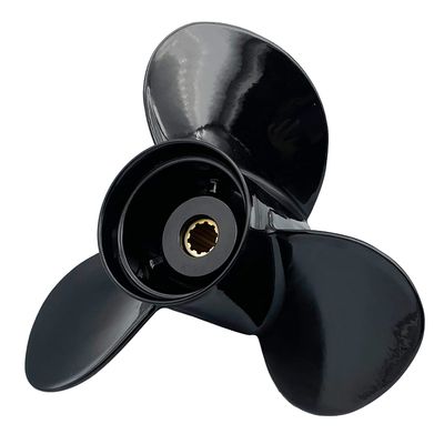 RASON-REX OEM Grade Aluminum Outboard 3 Blades Propeller 10 1/4x15P Boat Prop Compatible for Suzuki 20-30HP with 10 Spline Tooth,RH