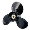 RASON-REX OEM Grade Aluminum Outboard 3 Blades Propeller Boat Prop 9 1/4x10P Compatible for Suzuki 8-20HP with 10 Spline Tooth,RH view 3