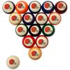 Imperial Cream Cleveland Browns Retro Billiard Ball Set view 1