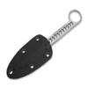 Boker Plus Voodoo Silver Fixed Blade, 3.35" 440C Stainless Steel Blade, Designed by Peter Fegan view 2