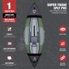Avalanche 1-Person Voyager Inflatable Kayak Set, Includes Pump, Fin, Carry Bag, Kayak Seat, Paddle & Repair Kit (1-Person) view 3