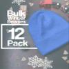 12 Pack Winter Beanie Hats for Men Women, Warm Cozy Knitted Cuffed Skull Cap, Wholesale view 2