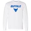 AL02 - University at Buffalo Bulls Primary Logo Long Sleeve T Shirt - Large - White view 1