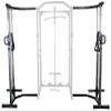 Fitvids Multi-Function Adjustable Power Cage with J-Hooks, Safety Straps and Optional LAT Pulldown Attachment and Cable Crossover, Cable Crossover Only Black view 1