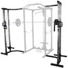 Fitvids Multi-Function Adjustable Power Cage with J-Hooks, Safety Straps and Optional LAT Pulldown Attachment and Cable Crossover, Cable Crossover Only Black view 3