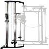 Fitvids Multi-Function Adjustable Power Cage with J-Hooks, Safety Straps and Optional LAT Pulldown Attachment and Cable Crossover, Cable Crossover Only Black view 4
