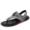 Tsuukuie Men's Beach Sandals Handmade Sandals Fishing Outdoor Adjustable Casual Walking Shoes view 1