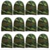 12 Pack Winter Beanie Hats for Men Women, Warm Cozy Knitted Cuffed Skull Cap, Wholesale view 1