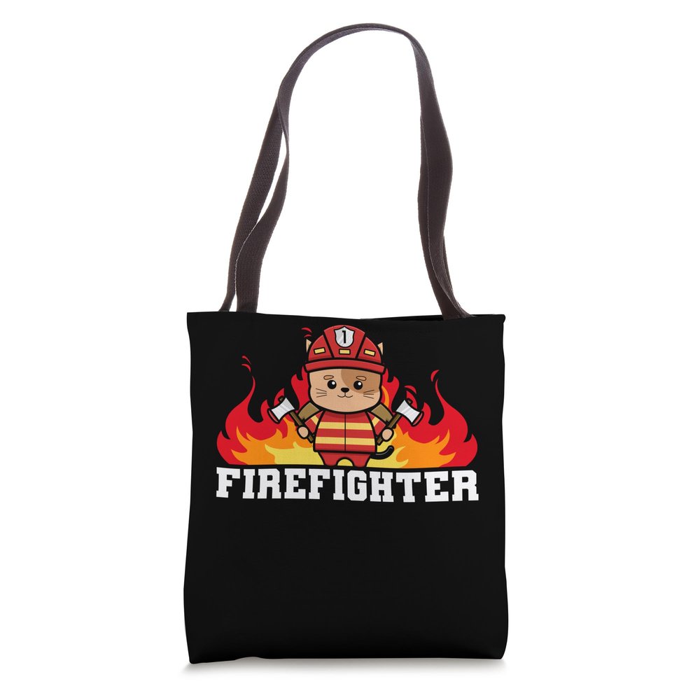 Fire Rescue Firefighter Fireman Tote Bag