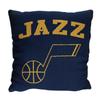 Northwest NBA Decorative Basketball Throw Pillow - Premium Poly-Spandex - 14"x14" - Home Decor with a Stylish Pillow (Utah Jazz - Navy) view 1