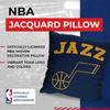 Northwest NBA Decorative Basketball Throw Pillow - Premium Poly-Spandex - 14"x14" - Home Decor with a Stylish Pillow (Utah Jazz - Navy) view 2