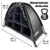 CAMPYRE - Tent & RV Camping Organizer with Zippered Flap, 9-Shelf Storage. RV Shoe Organizer, Dining Tent Organizer. Organize Any Other Camp Gear/Accessories (Patented - Licensed) view 4