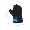 Beaupretty Comfortable Half-Finger Gloves Ice Silk Sun Protection Non-Slip Sports Gloves for Cycling Running Yoga Present for Friends view 2