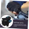 Beaupretty Comfortable Half-Finger Gloves Ice Silk Sun Protection Non-Slip Sports Gloves for Cycling Running Yoga Present for Friends view 3